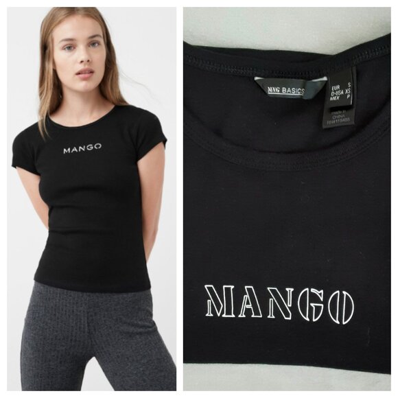 Basic Black T-Shirt (Mango) - Picture 1 of 4
